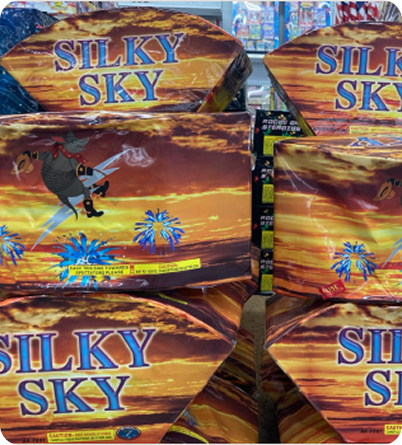 Silky sky: 500g Fountain